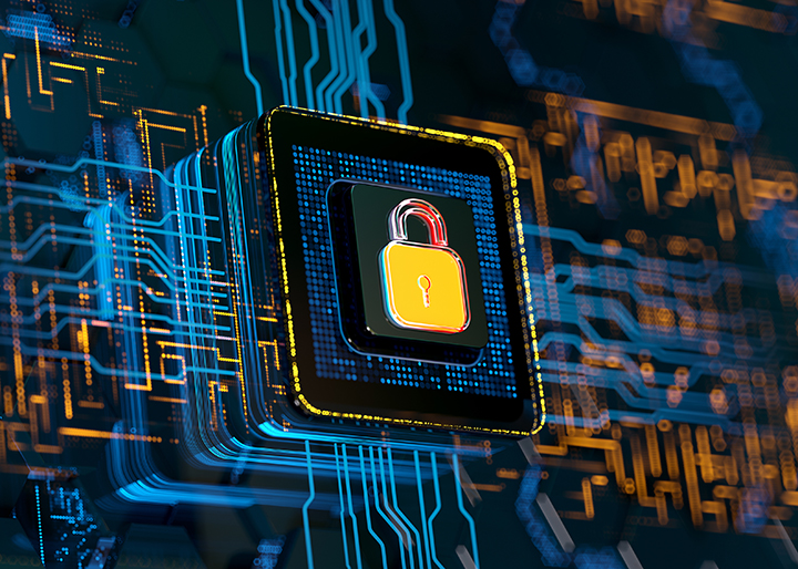 Lock Sign On Digital Cpu Background Cyber Security Network And Data Protection Data Breach Concepts Lock Sign On Digital Cpu Background Cyber Security Network And Data Protection Data Breach Concepts